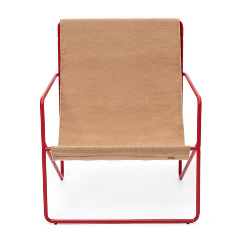 Desert Lounge Chair / Red Frame